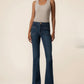 Kut from the Kloth "Ana" High Rise Baby Flare Leg- Ravishing
