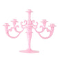 Slant Cake Candelabra - Pink (Candles included)