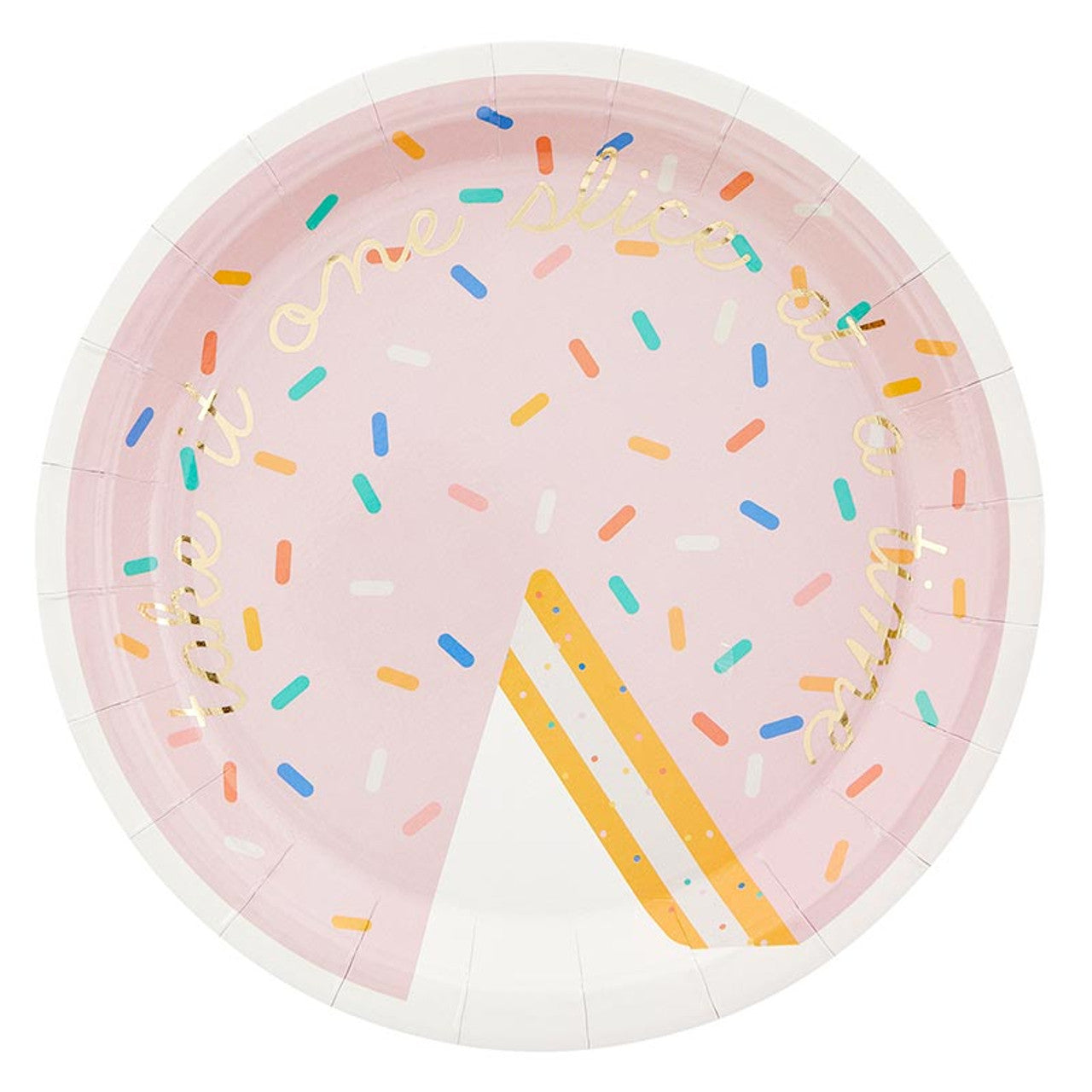 Slant "One Slice" Paper Plates-12ct