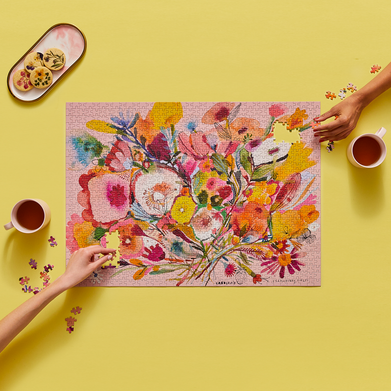 WerkShoppe "Strawberry Fields" 1000 Piece Puzzle