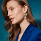 Kendra Scott Krista Bow Statement Earring - Gold White Mix