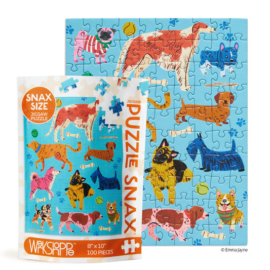 WerkShoppe “Pooches Playtime” 100 Piece Jigsaw Puzzle