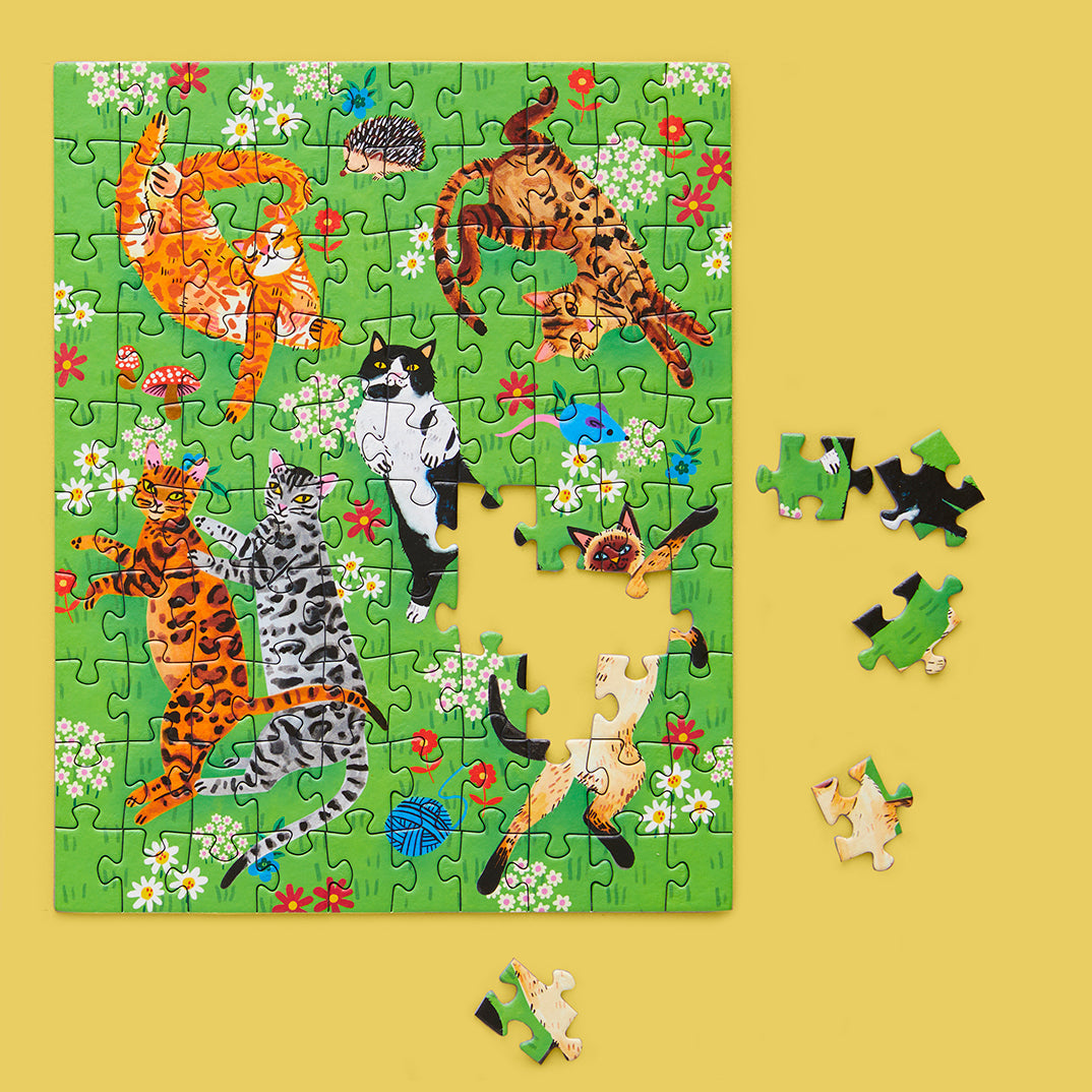 WerkShoppe “Cat Nap” 100 Piece Jigsaw Puzzle