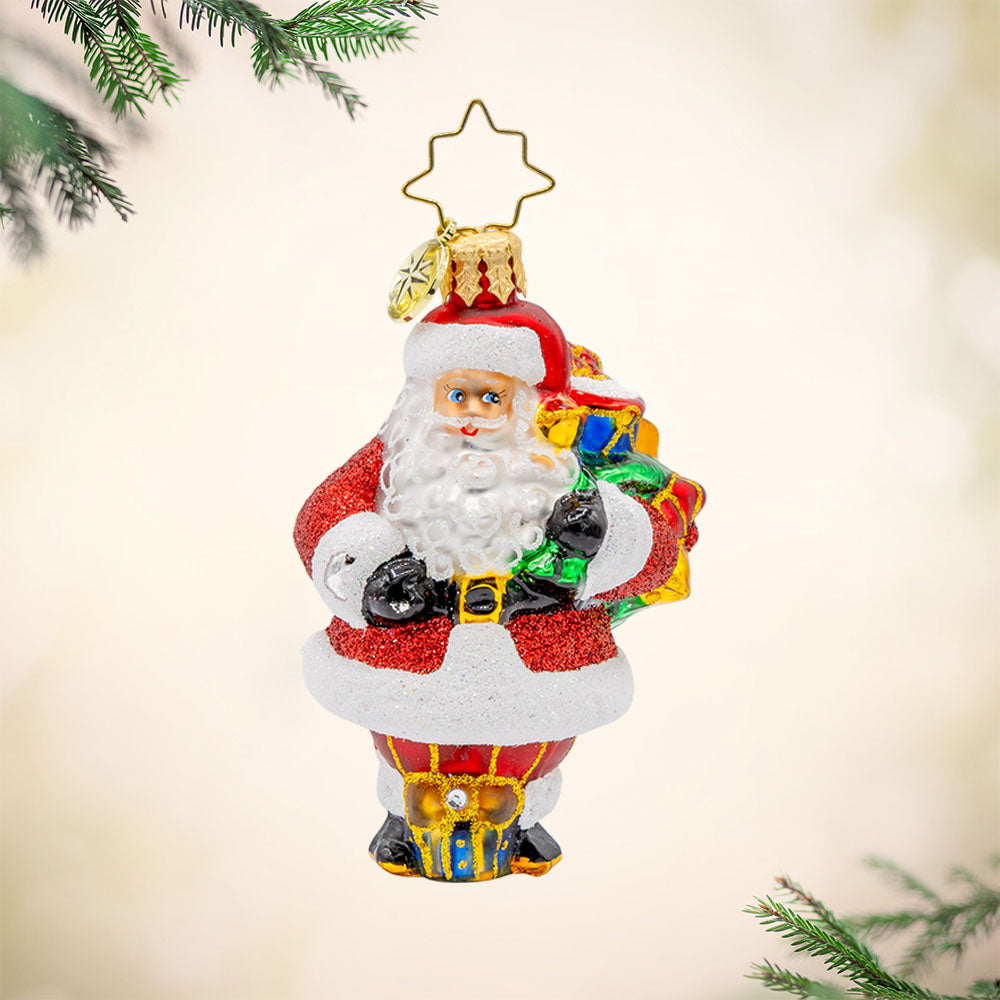 Christopher Radko Ornament-Starlit Holiday Delivery Gem