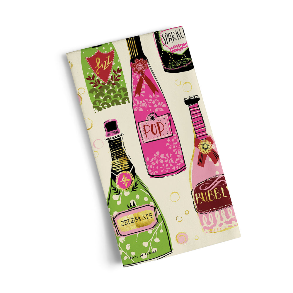 WerkShoppe “Bubble Pop Fizz” Cotton Tea Towel