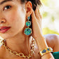 Capucine de Wulf “Aurora” Triple Drop Post Earrings - Abalone