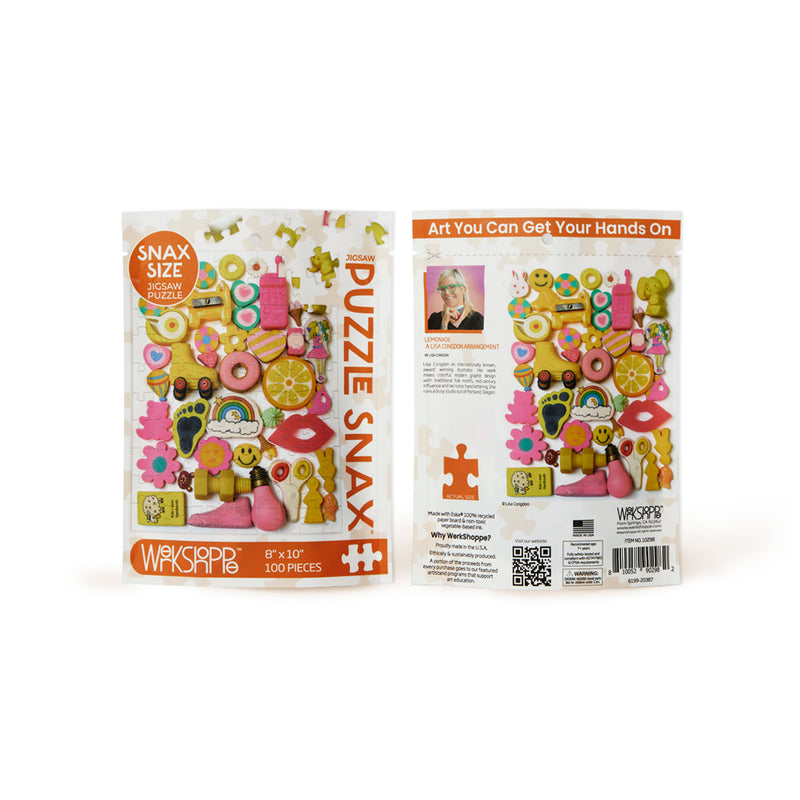 WerkShoppe “Lemonade” 100 Piece Puzzle Snax
