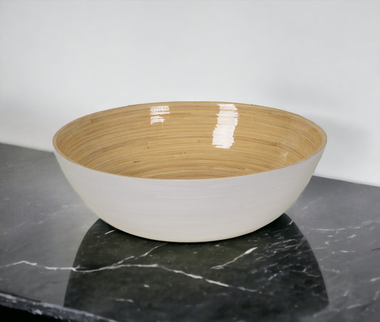 Albert L. Punkt Bamboo Classic Bowl-White