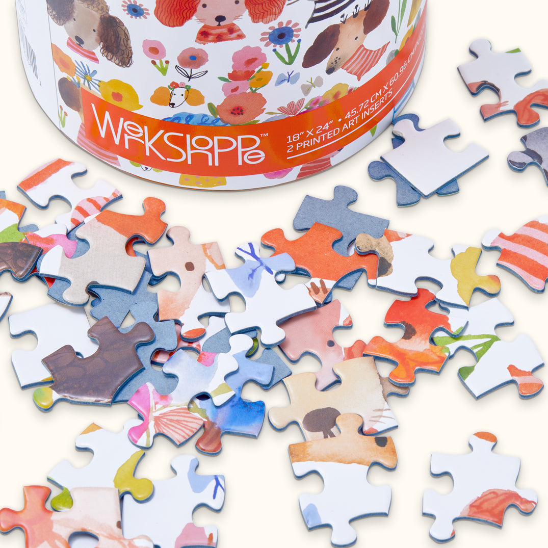 Werkshoppe “Dog Eared” 500 Piece Puzzle