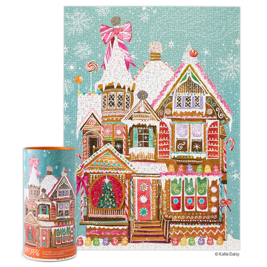 WerkShoppe “Gingerbread House” 1000 Piece Puzzle