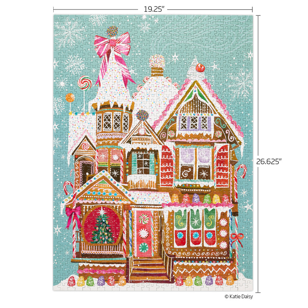 WerkShoppe “Gingerbread House” 1000 Piece Puzzle