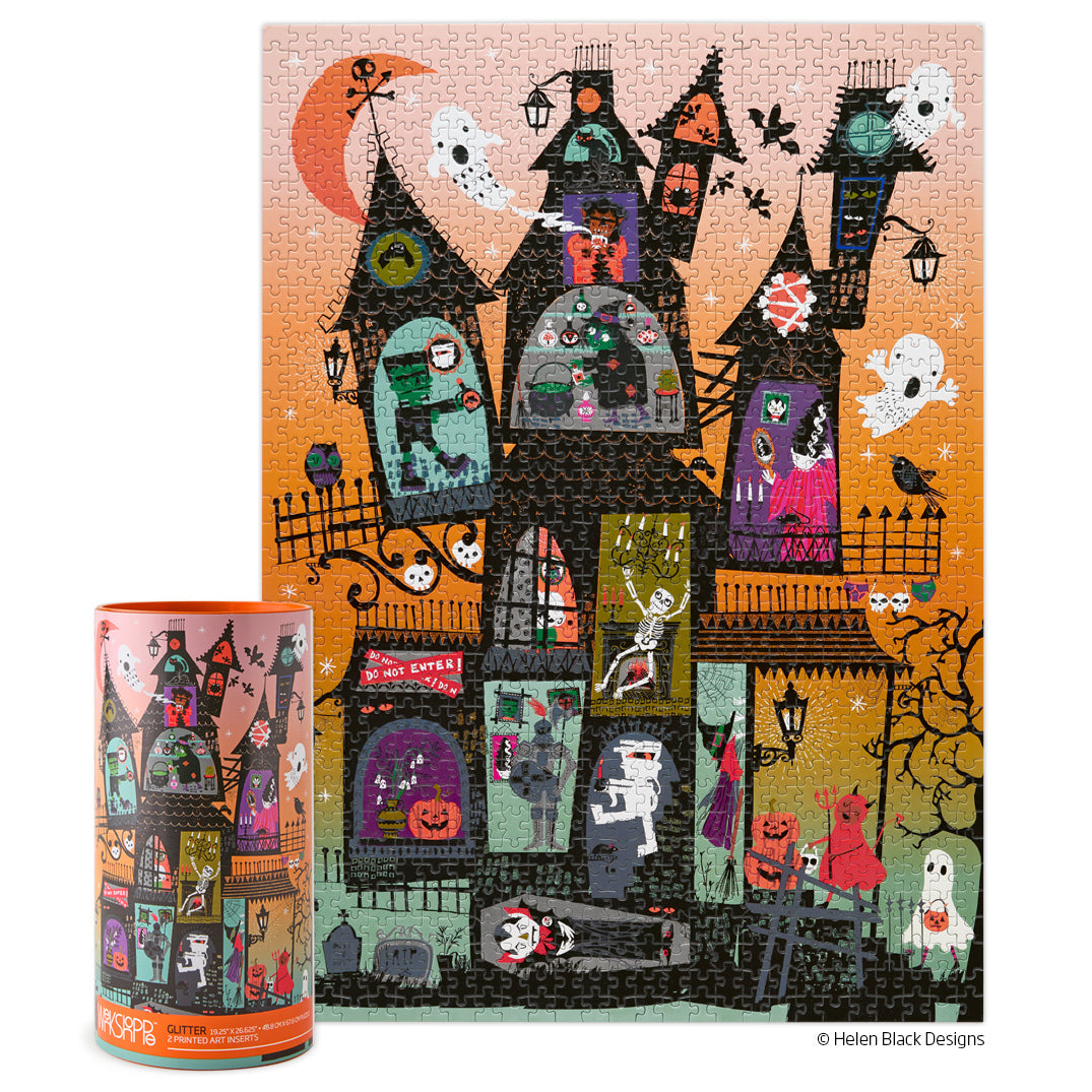 WerkShoppe “Haunted House” 1000 Piece Puzzle