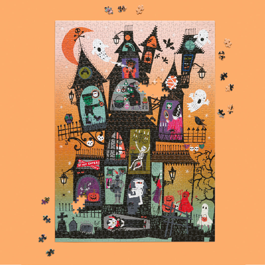 WerkShoppe “Haunted House” 1000 Piece Puzzle