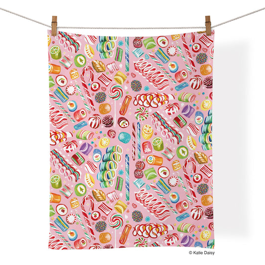 WerkShoppe “Holiday Sweets” 100% Cotton Tea Towel