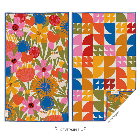 Werkshoppe "Jolies Fleurs" Microfiber Kitchen Towel