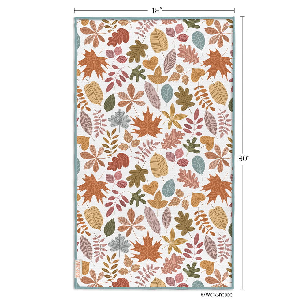 Werkshoppe "Leaf Impressions" Microfiber Kitchen Towel