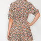 Meet Me in Santorini "Autumn Pebble" Shirt Dress-Clay/Green