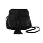 Hobo Bags "Birdy" Tassel Leather Crossbody-Black