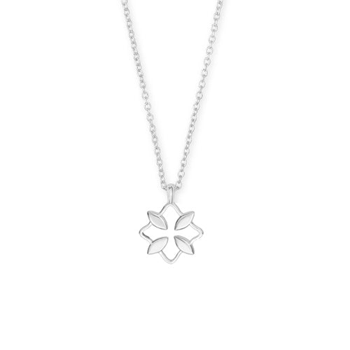 Natalie Wood Designs "Grace" Mini Drop Necklace-Silver