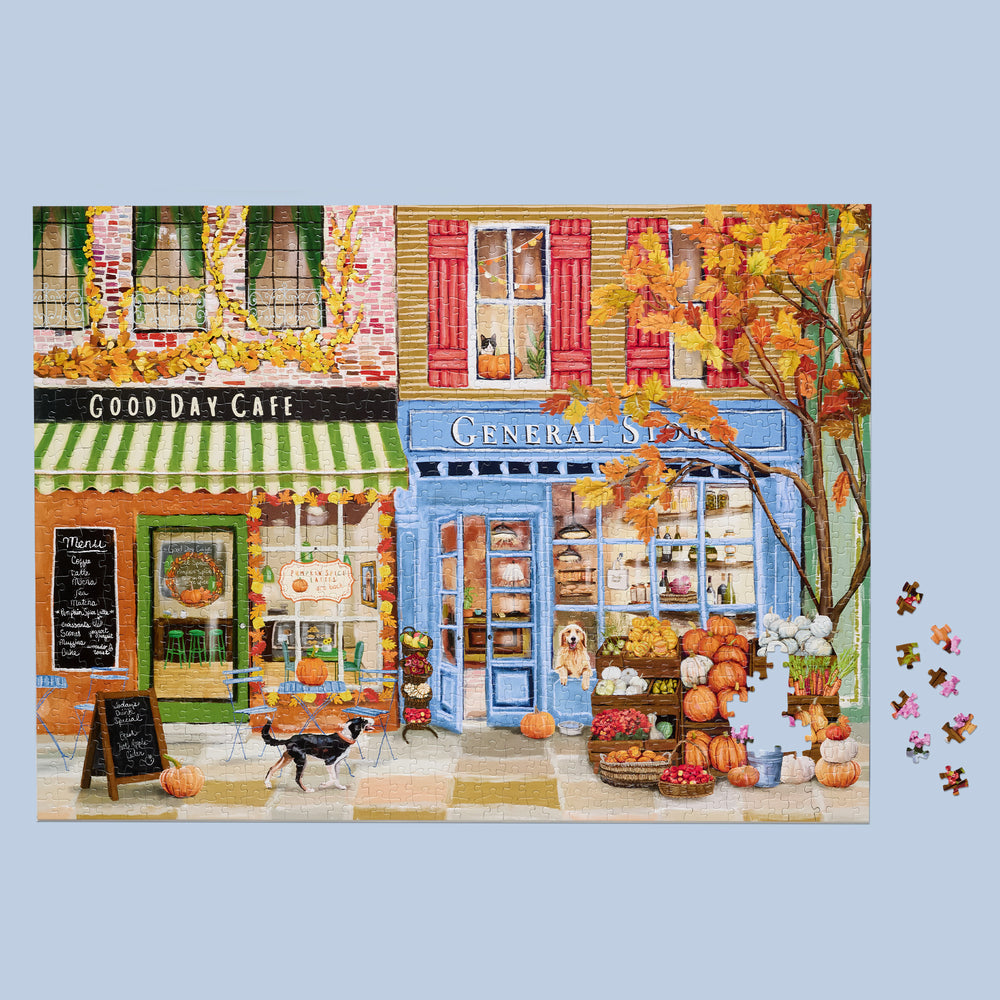 WerkShoppe “Autumn on Main” 1000 Piece Puzzle
