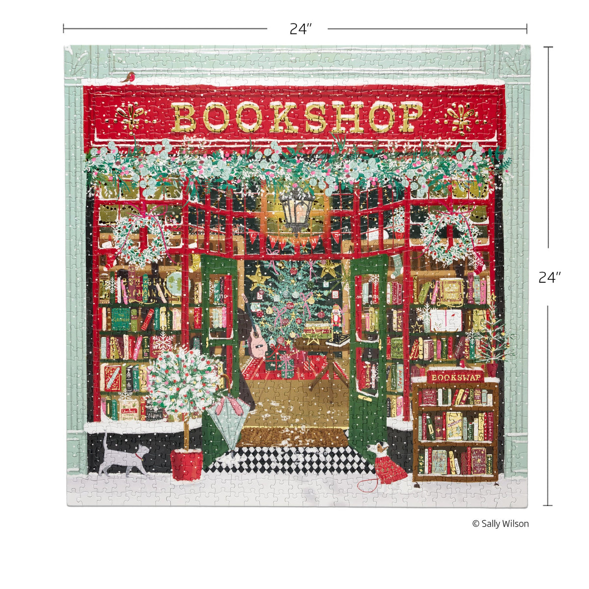 WerkShoppe “Festive Bookshop” 1000 Piece Puzzle