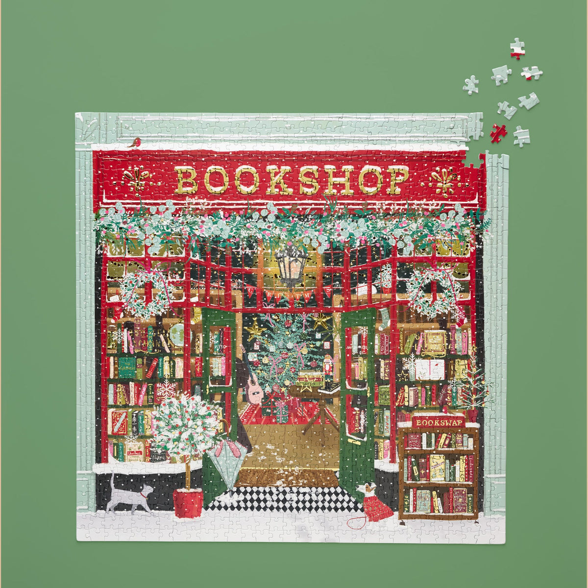 WerkShoppe “Festive Bookshop” 1000 Piece Puzzle
