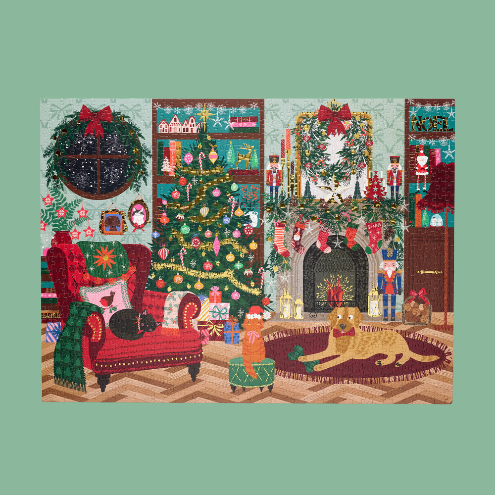 WerkShoppe “Festive Family Room” 1000 Piece Puzzle
