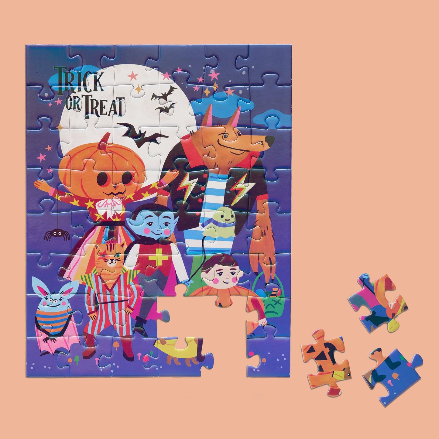 WerkShoppe “Trick or Trick” 48 Piece Puzzle Snax