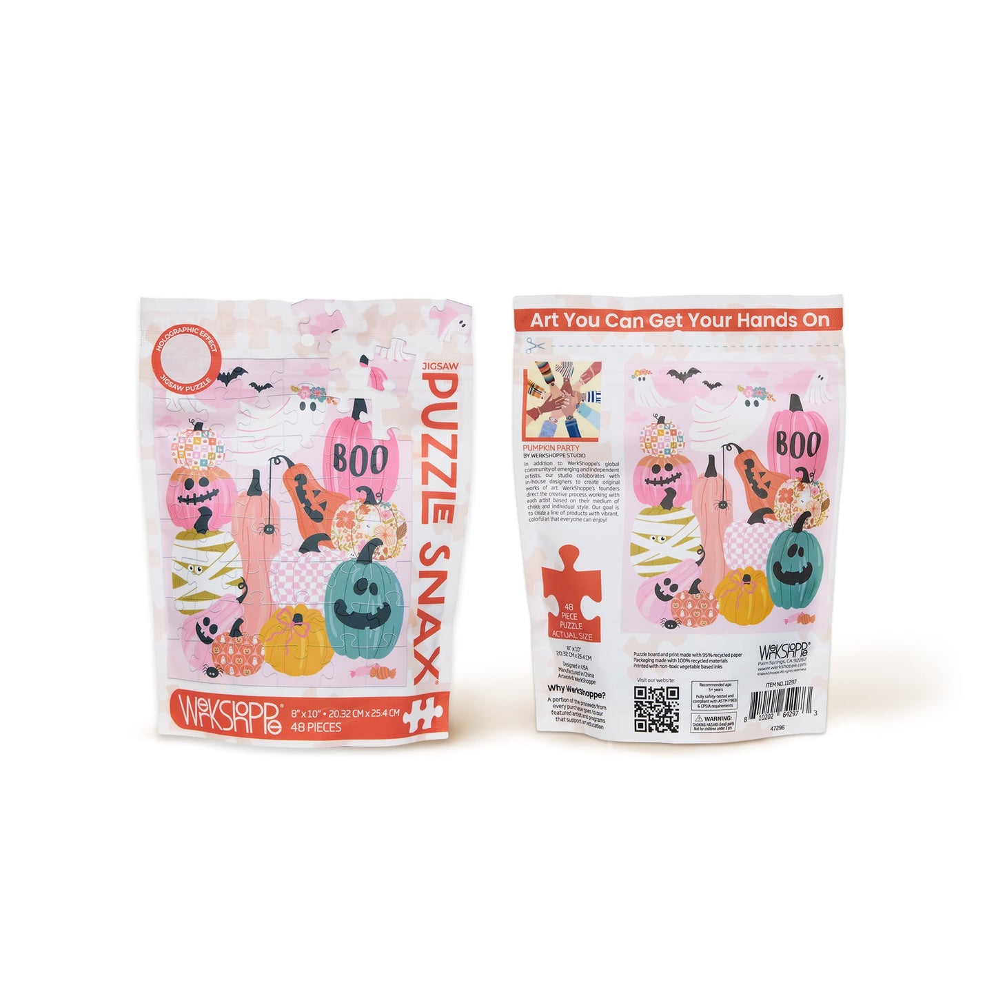 WerkShoppe “Pumpkin Party” 48 Piece Puzzle Snax
