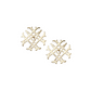 Natalie Wood Designs "Logo" Stud Earring-Gold