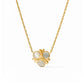 Julie Vos “Cobblestone” Delicate Necklace-Gold/Ivory Cat’s Eye