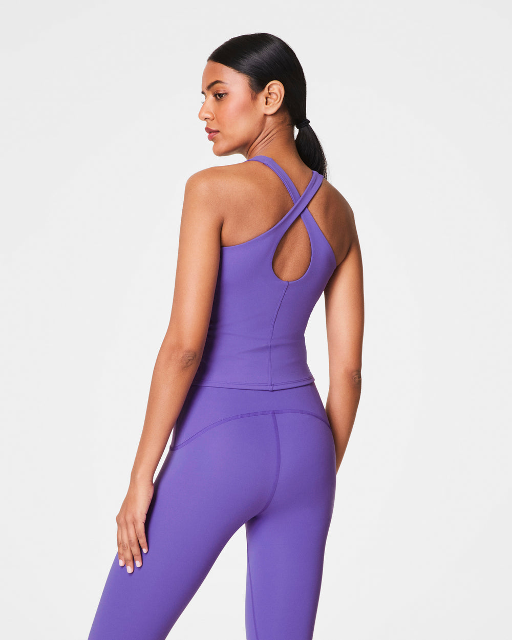 SPANX® Get Moving Contour Crossback Shelf Tank-Vibrant Lilac