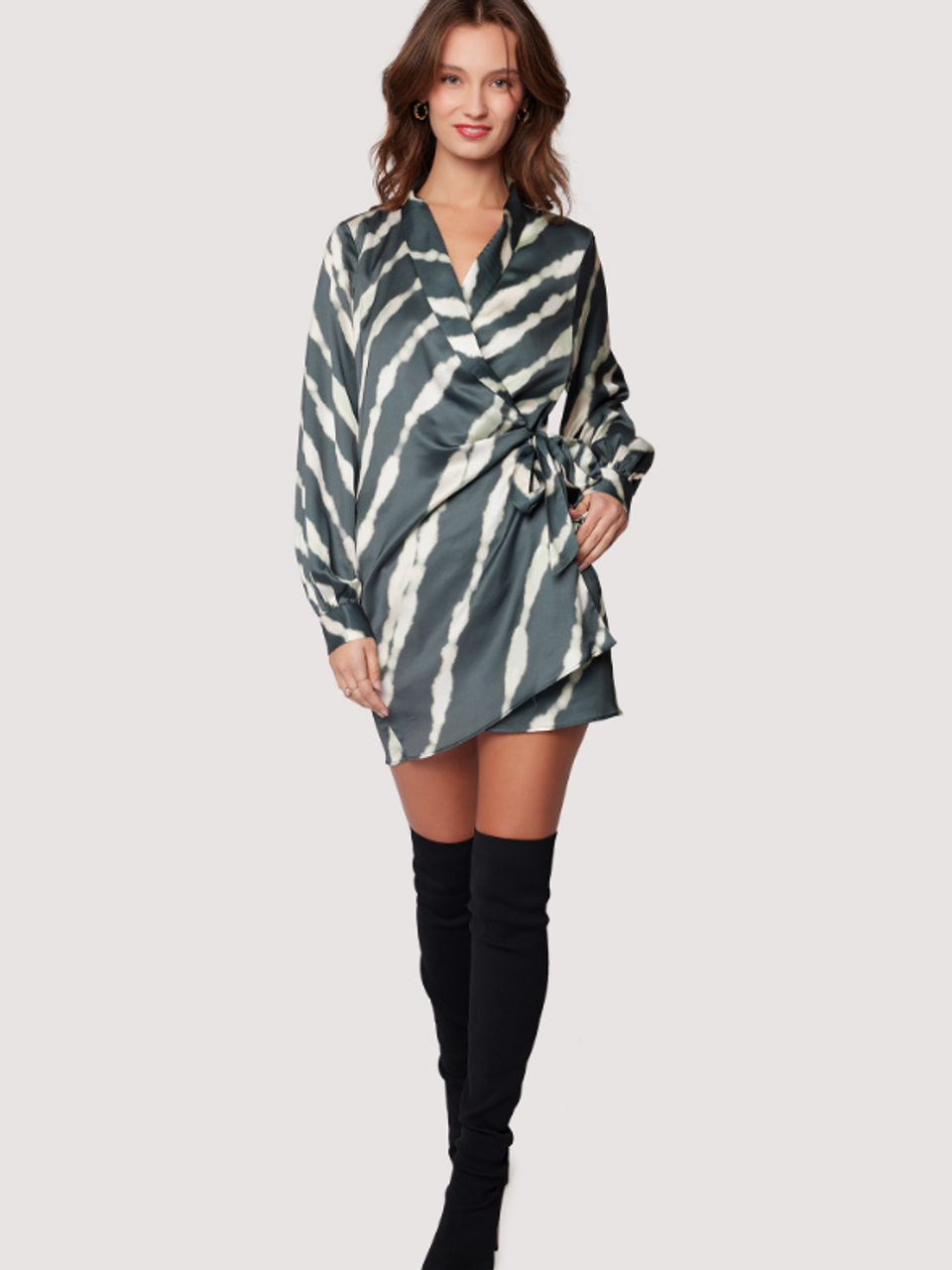 Lost + Wander "Serra Elisa" Mini Dress- Green Multi