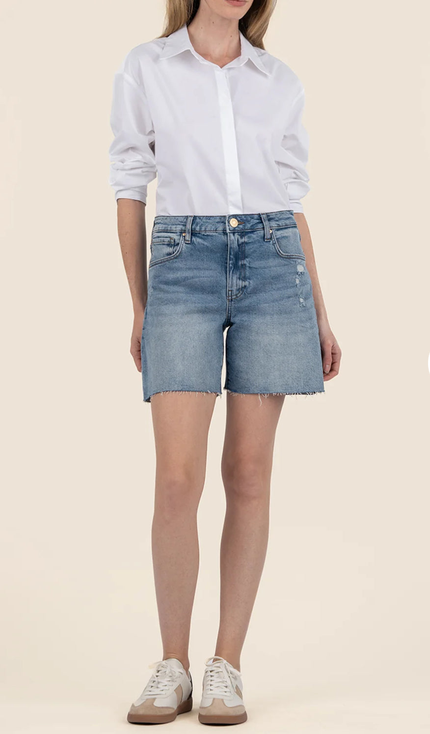 Kut from the Kloth "Hailey" High Rise Short -Focus