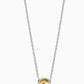 Brighton Cascade Round Petite Necklace-Gold/Silver