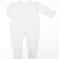 Bei Bei Princess Sleeve Snap Romper-Pink Toile