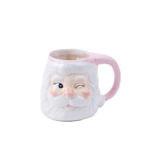 Sweet Grace Holiday Candle #060 - Pink Santa Mug