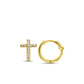 LeMel Cross CZ Huggies