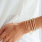 LeMel Paperclip ‘M’ Bracelet- Gold