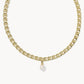 Kendra Scott Oakland Pearl Chain Necklace-Gold Freshwater Cultured Pearl