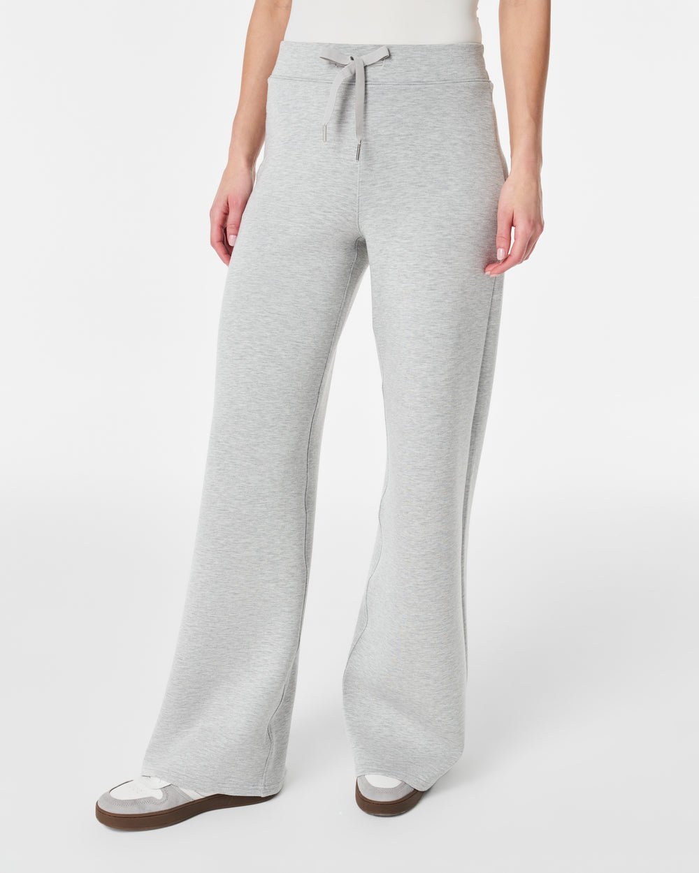 Spanx Air Essentials Wide Leg Pant-Light Heather Grey