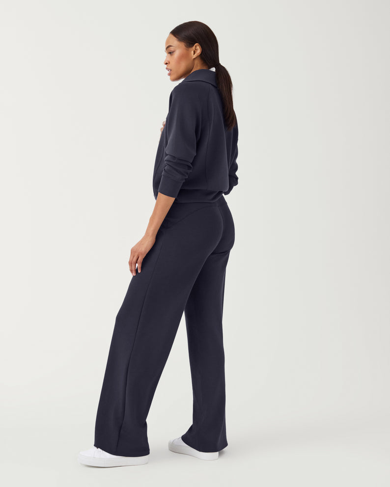 Spanx AirEssentials Wide Leg Pant-Very Black