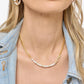 Melinda Maria “Julian Loves Pearl” 5mm Necklace-Gold