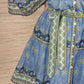 Hale Bob “Idalia” Pintuck Dress - Blue