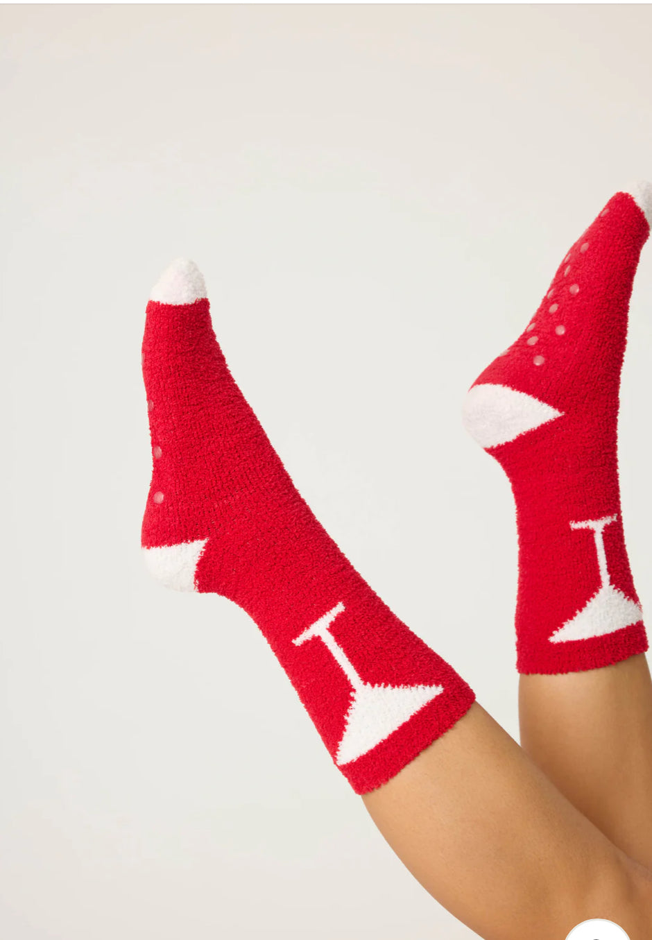 PJ Salvage "Martini" Socks-Red