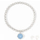 Julie Vos “Honeybee” Demi Necklace-Silver/Iridescent Clear Crystal