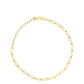 LeMel Paperclip ‘M’ Bracelet- Gold