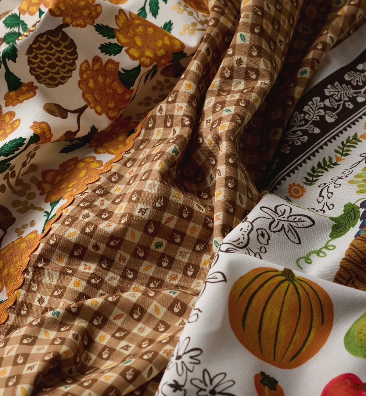 Rifle Paper Co. "Harvest Gingham" Tea Towel