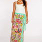Elizabeth James "Winnifred" Wrap Skirt-Vintage Scarf