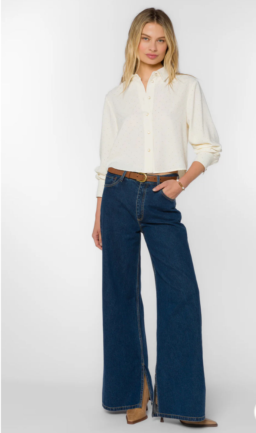 Velvet Heart "Lilith" L/S Top-Vanilla Ice